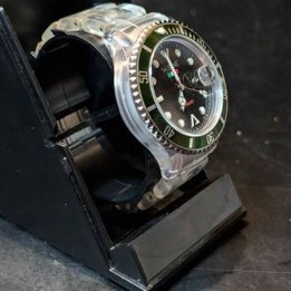 Super Rare Original VABENE MARINAIO OV601 Watch Clear Strap Water Resistant Wris - Picture 3 of 7